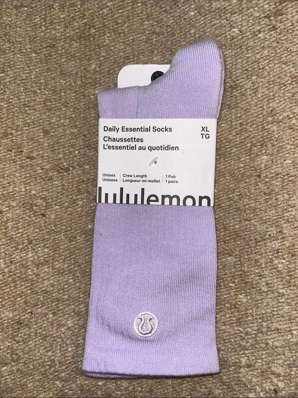 lululemon athletica Lavender Crew Socks - Daily Essential